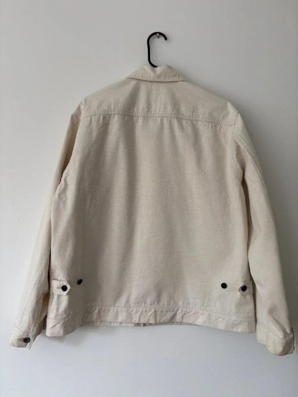 Still By Hand - Japanese Canvas White Chore Coat size 1
